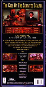 The Lost Files of Sherlock Holmes Back CoverThumbnail